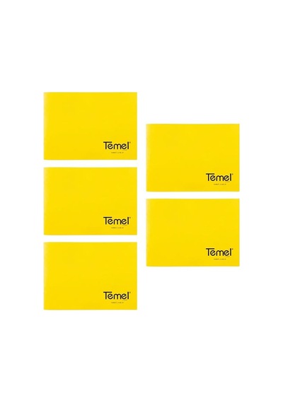 Temel Resim Defteri Sarı 15x21 Cm 16 Sayfa 5 Adet