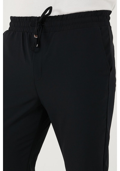 Buratti Streç Regular Fit Normal Bel Düz Paça Jogger Erkek Pantolon Cf25617801 Siyah
