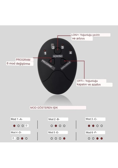 Blic Amg 10 Ems Elektronik 19 Kademe Hız Ayarlı Ayak Masaj Aleti Akupunktur Tam Otomatik Ems Masaj Çok Renkli