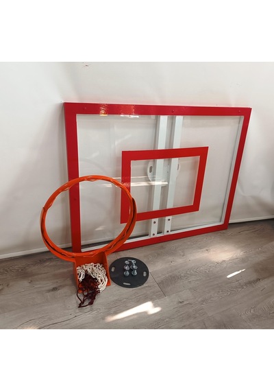Mia Basketbol Panya Seti 90 120 8 Mm Solid Polikarbon 45 Cm Sabit Çember