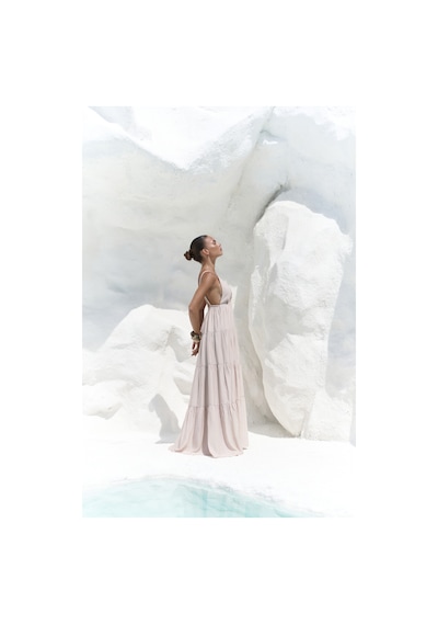 Mai Collection Mai Studios Co. Siena Vizon Askılı Uzun Elbise Vizon Mai Collection Mai Studios Co. Siena Vizon Askılı Uzun Elbise Vizon