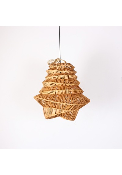 Rattan Olivia Aydınlatma 50x50 Cm Naturel