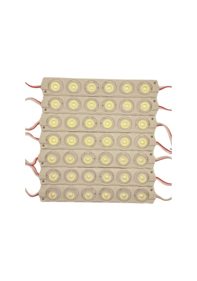 20 Adet 12 Volt 6 Watt 6 Lensli Günışığı 3030 Smd Led Modül Ip65