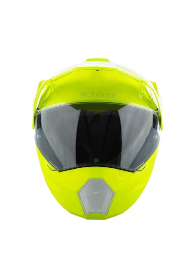 Klim X1 Alpha Carbon Korumalı ADV Motosiklet Kaskı Sarı Beyaz