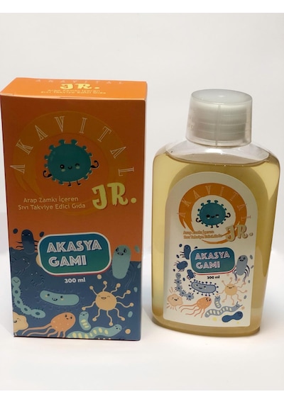 Akavital Jr. Arap Zamkı İçeren Sıvı Takviye Edici Gıda 300 ML
