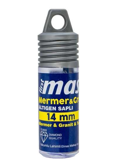 Master 530934 Altıgen Saplı Granit Mermer Delme Panç 14 Mm