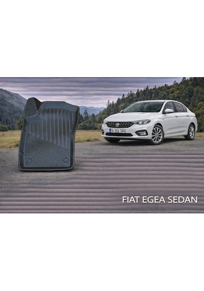 Fiat Egea Sedan Uyumlu 3d Oto Paspas Premium