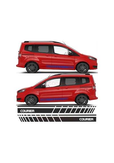 Ford Courier Yan Şerit Oto Sticker