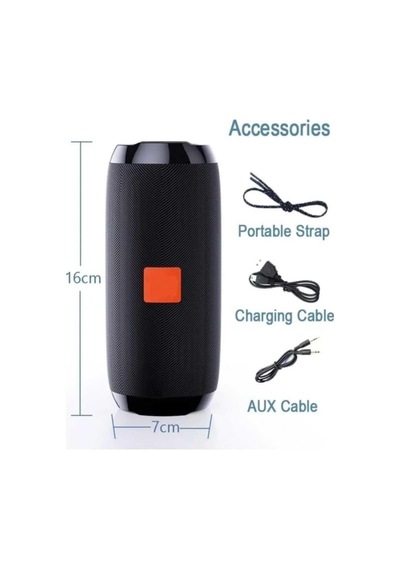 Junglee 236 Fm Radyolu Bluetooth Hoparlör Yükses Ses Extra Bass Wireless Speaker Usb/sd/aux Girişli Ses Bombası İl