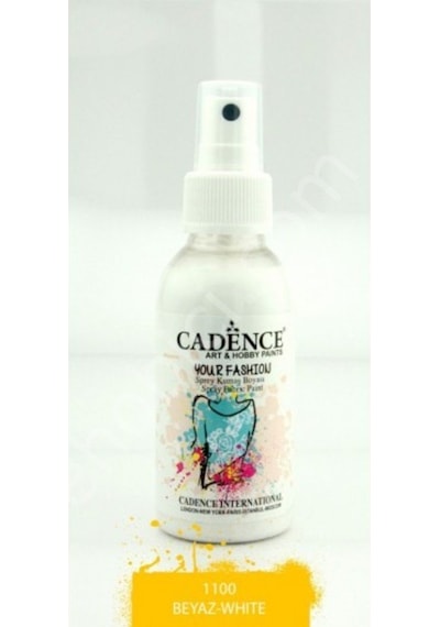 Cadence Your Fashion Sprey Kumaş Boyası - 1100 Beyaz