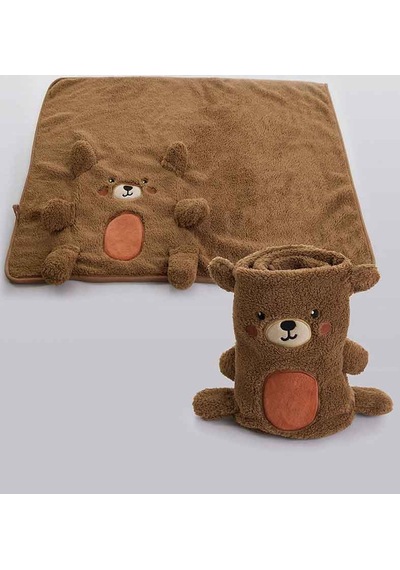Denokids Ayıcıklı Bebek Battaniye Çok Renkli