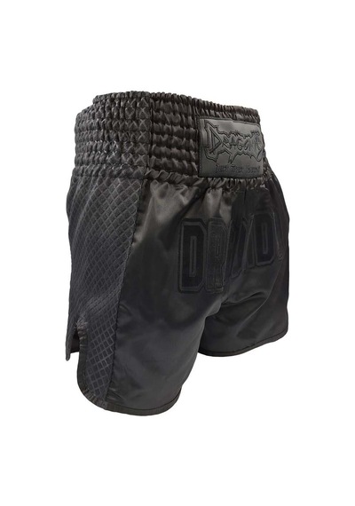 Dragondo Mt3025 Black Night Muay Thai Şortu Siyah Antrenman Şortu Siyah