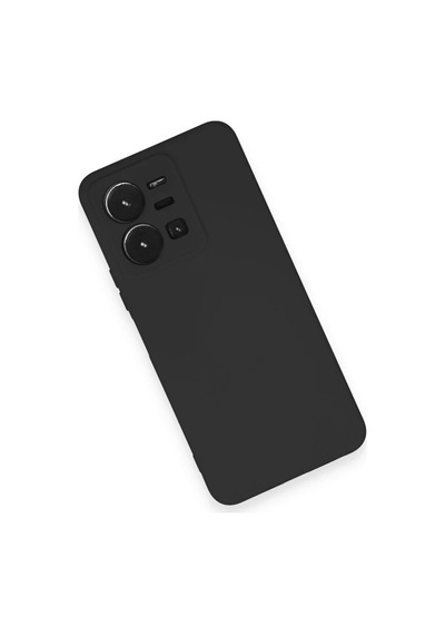 Vivo Y35 Kılıf Nano İçi Kadife Silikon - Siyah 0.2M-Çok Renkli