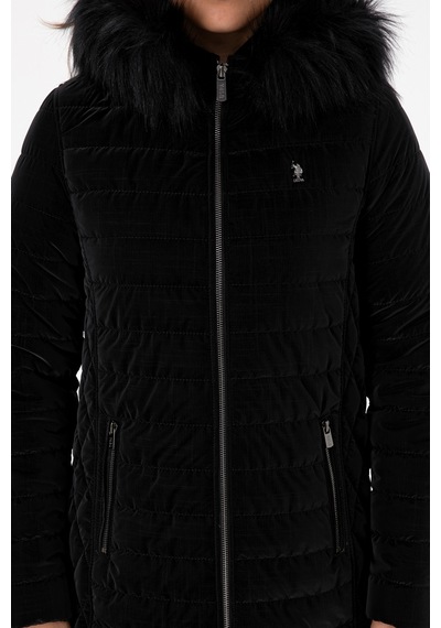 U.s. Polo Assn. Kadın Siyah Deri Mont-kaban 50317317-001 001sıyah