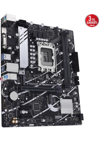 Asus Prıme B760m-k D4 Ddr4 5333mhz Oc Rgb M.2 Matx 1700p