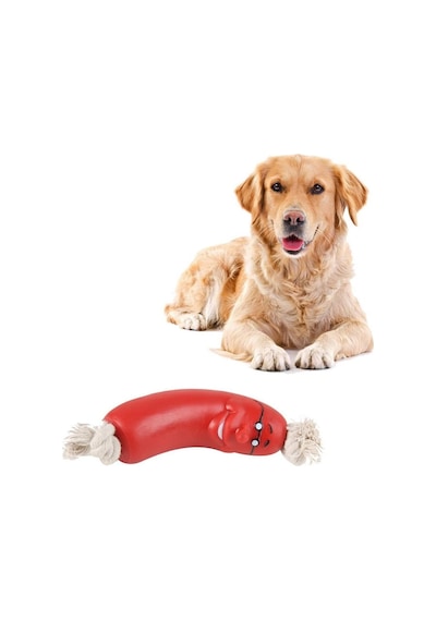 Buffer Köpekler için Sosis 4'lü 48 CM Köpek Oyuncağı