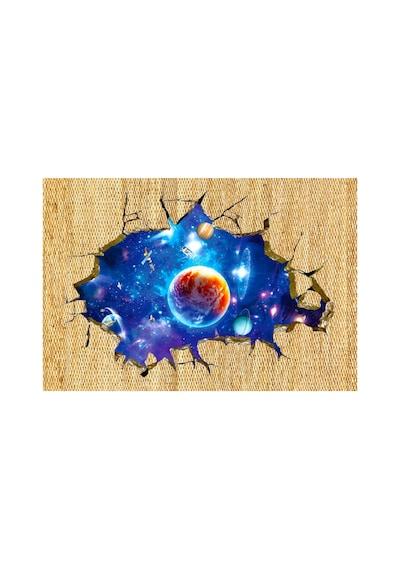 Dijital Baskılı Desenli Kapı Önü Halı Paspas 40 X 60 Cm Mavi - 931806845 Mavi