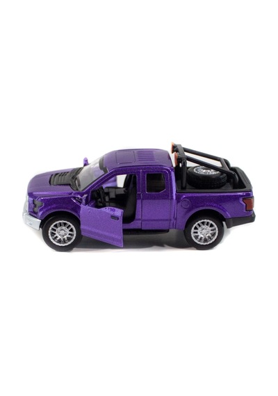 Metal Ford Ranger Pikap Çek Bırak Işıklı Mor 12 Cm