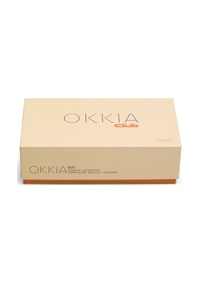 Okkia Club Ischıa Siyah Lens Polarize Güneş Gözlüğü Bal Rengi