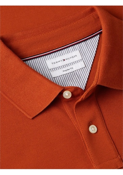 Tommy Hilfiger 1985 Regular Polo Erkek Turuncu Polo - Mw0mw17770