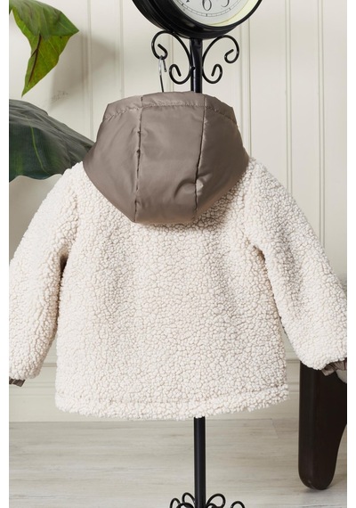 Peluş Bebek Çocuk Mevsimlik Mont 51309 Camel