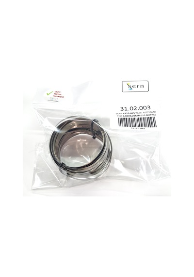 Sern Cr25-al5 Yassı Rezistans Teli 6,00x0,20mm 1,17 1,20 Ω/m Direnç Değerli Paket: 10 Metre