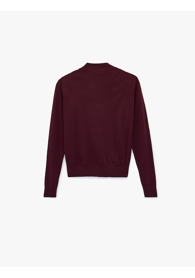 Koton Regular Fit Uzun Kollu Yarım Düğme Detaylı Dik Yaka Triko Kazak Bordo 6wak90556ht Bordo Koton Regular Fit Uzun Kollu Yarım Düğme Detaylı Dik Yaka Triko Kazak Bordo 6wak90556ht Bordo