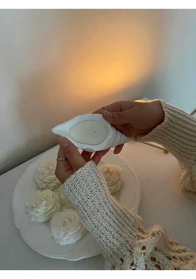 Bernami Vazo Pinterest Deniz Kabuğu Istiridye Mum Diğer