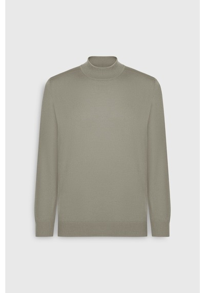 AC&Co / Altınyıldız Classics Erkek Bej Yünlü Sıcak Tutan Standart Fit Normal Kesim Yarım Balıkçı Yaka Triko Kazak Bej AC&Co / Altınyıldız Classics Erkek Bej Yünlü Sıcak Tutan Standart Fit Normal Kesim Yarım Balıkçı Yaka Triko Kazak Bej