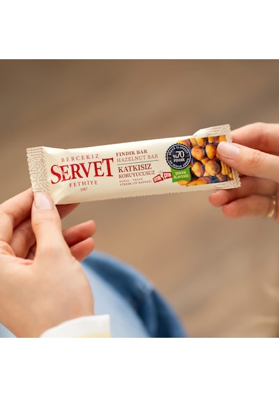 Servet Şekeri Meyveden Fındık Krokan Bar 20g 6'lı Paket