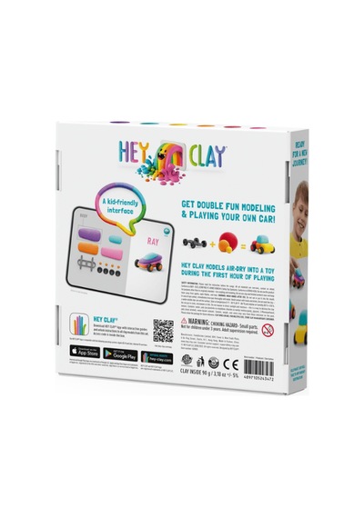 Hey Clay Yaratıcı Kil Seti - Happy Cars