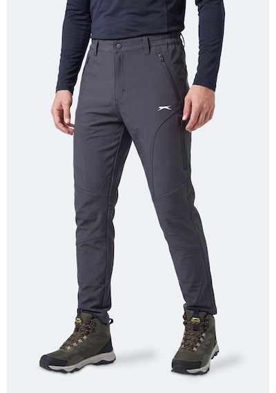 Slazenger Cocoa I Erkek İçi Polarlı Rüzgar Ve Su Geçirmez Softshell Antrasit Pantolon