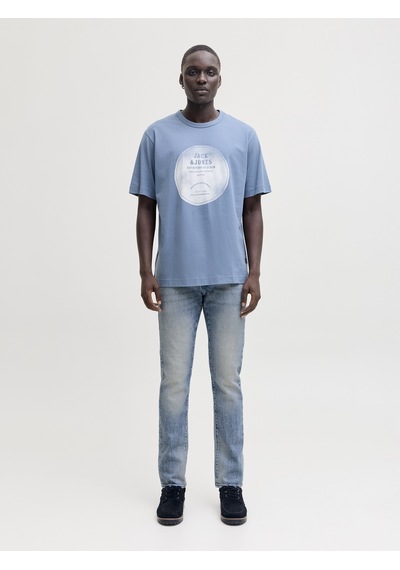 Jack & Jones Jack Jones Glenn Model Erkek Dar Kesim Kot Pantolon 12295611 Mavi