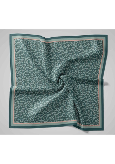 Silk Home Aura Eşarp 140005-12 Petrol Yeşili, Su Yeşilli, Somon