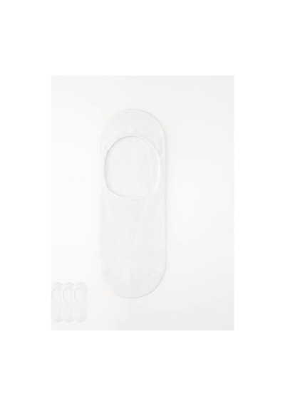 Ellesse 6sm9065-of 3'lü Bileksiz Çorap Erkek - Kırık Beyaz