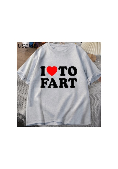 Tarzsokak Ben Osurmak İçin Seviyorum T Shirt Komik Tişört Erkekler Yetişkin Mizah T-shirt Rahat Pamuk K Gri
