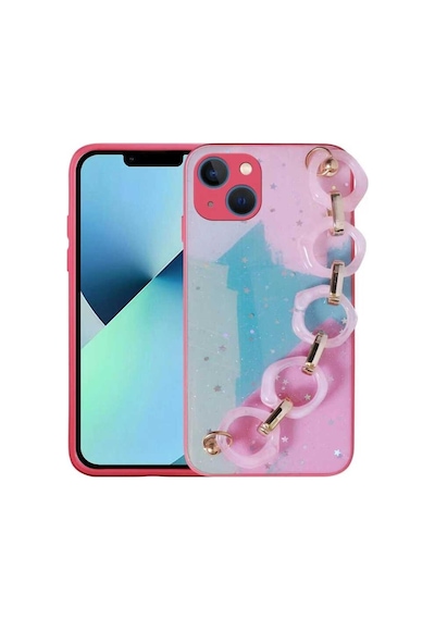 Apple Uyumlu iPhone 13 Kılıf Zore Elsa El Askılı Tutacaklı Kılıf