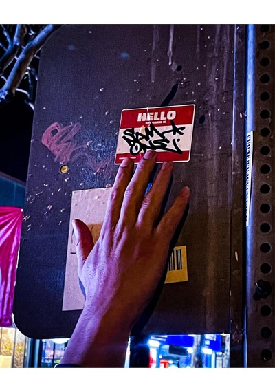 Akdesen Hello My Name İs Sticker 15'li 1