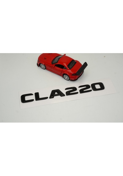CLA 220 Bagaj Parlak Siyah ABS 3M 3D Yazı Logo