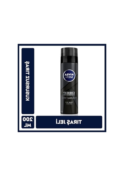 Aktif Karbon İçeren Kaygan Tıraş Jeli, Hassas Ciltler İçin 200 Ml