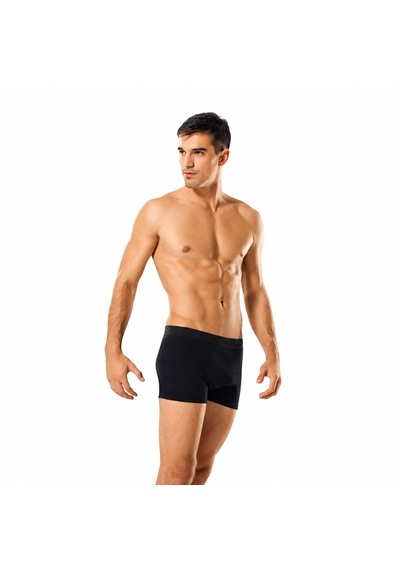 Tutku Erkek Elastan Likralı Boxer 12'li Siyah