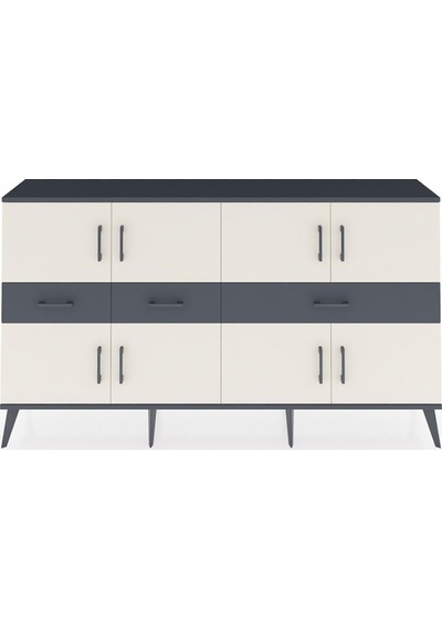Arges Konsol 5 Raflı 3 Çekmeceli 8 Kapaklı 176x30x99 Antrasit-aytaşı/antrasit Aytası/antrasıt - Antrasıt Arges Konsol 5 Raflı 3 Çekmeceli 8 Kapaklı 176x30x99 Antrasit-aytaşı/antrasit Aytası/antrasıt - Antrasıt