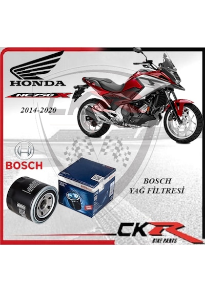 Honda NC750 X/XD DCT 14-24 Uyumlu Yağ Filtresi Bosch (HF204)