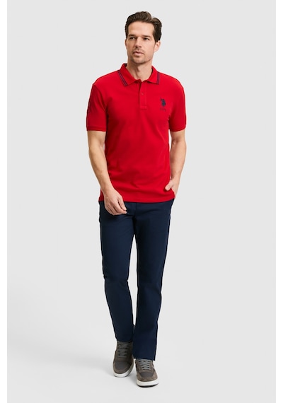 U.S. Polo Assn. U.s. Polo Assn. Erkek Polo T-shirt Pu-8728 Kırmızı