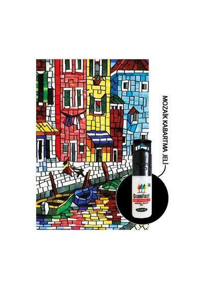 5112 Kumtoys Jel Mozaik Kabartma 30x40 Cm - 6 Yaş