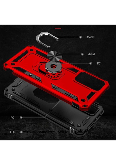Xiaomi Redmi Note 11 Pro 5g Kılıf Zore Vega Kapak Siyah