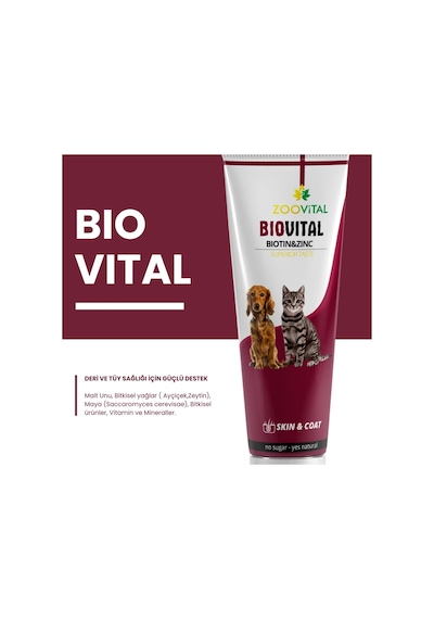 Biovital Paste 100gr Kedi Ve Köpek Deri Ve Tüy Sağlığı
