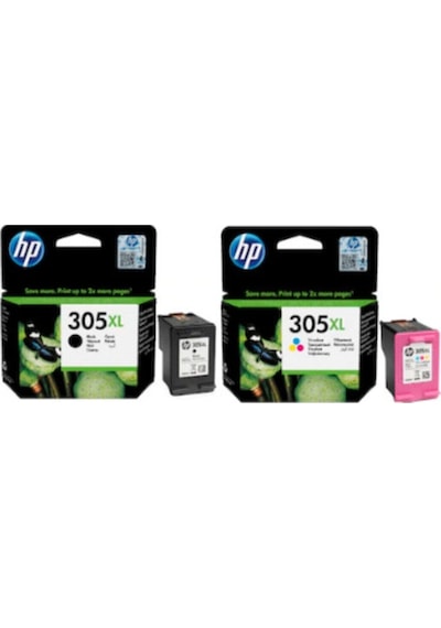 305xl Siyah Ve Renkli 2li Paket - 3ym63ae/3ym62ae-81993193793