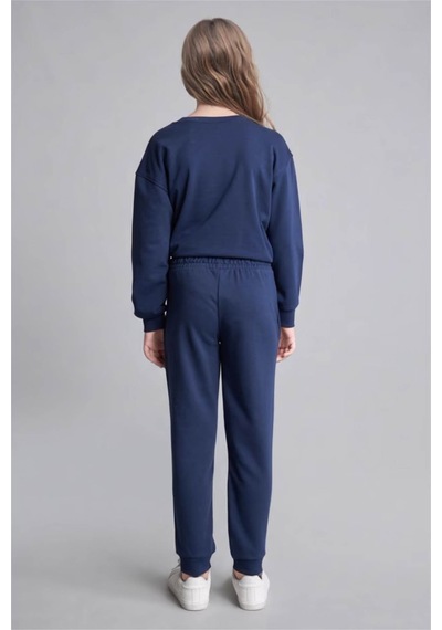 Defacto Jogger Lacivert Kız Çocuk Eşofman Altı Y1226a6/nv241