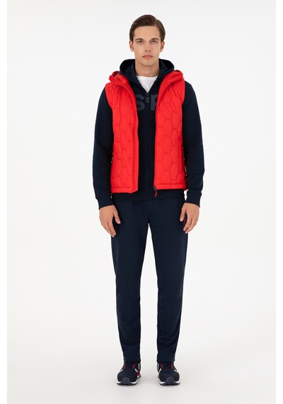 U.s. Polo Assn. Erkek Kırmızı Yelek Dokuma 50291292-vr030 Kırmızı